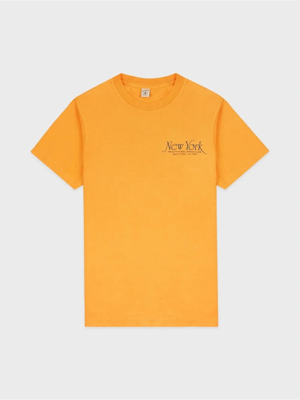 Sporty && Rich NY 94 T-Shirt - Faded Gold/Navy - Medium - Picture 2 of 5